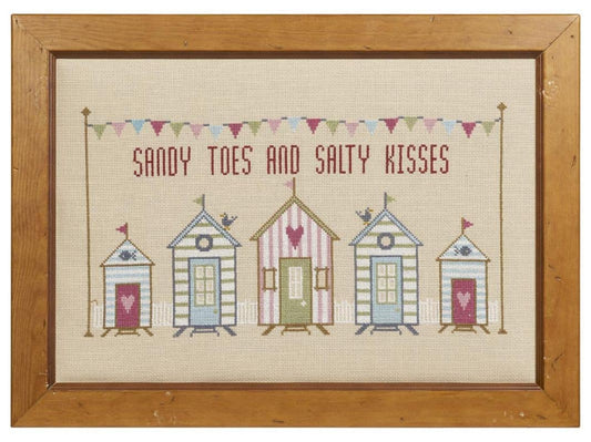 Sandy Toes Cross Stitch Kit Historical Sampler Company
