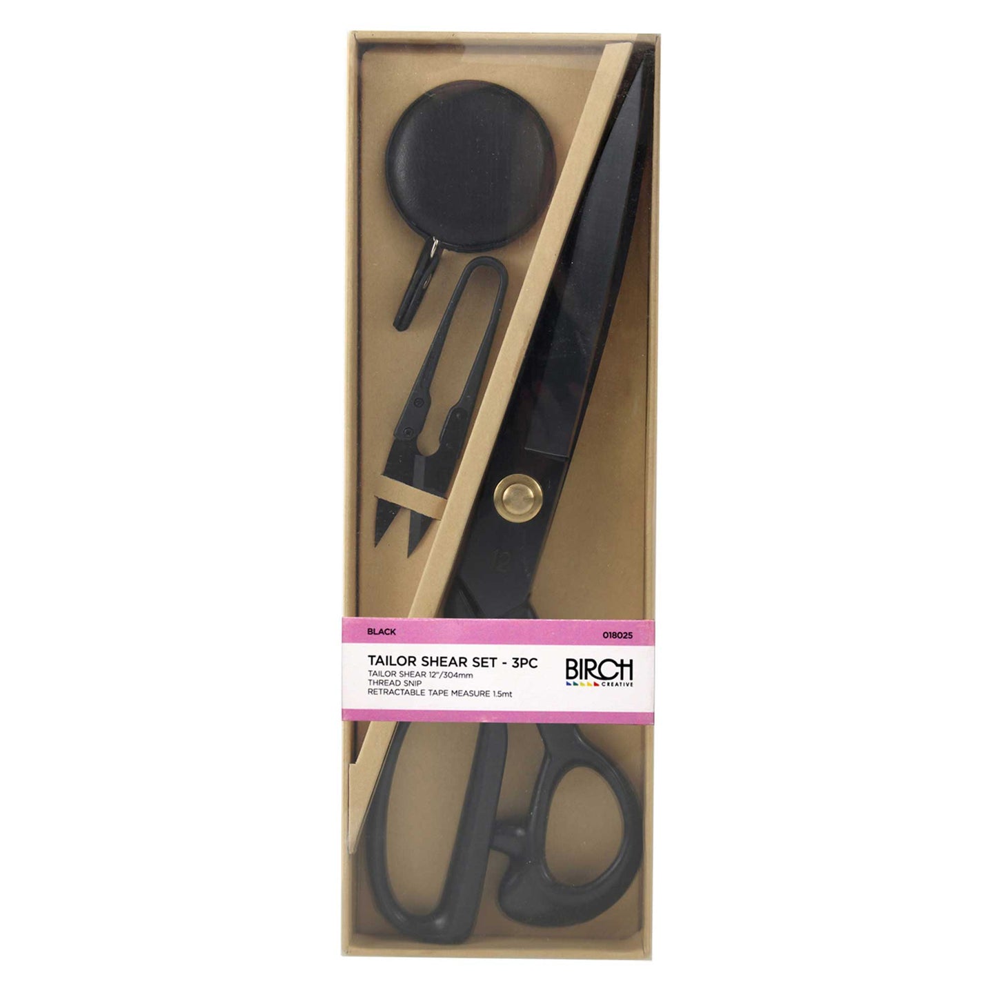 Tailor Shear Scissor Set 3pc - Black Birch