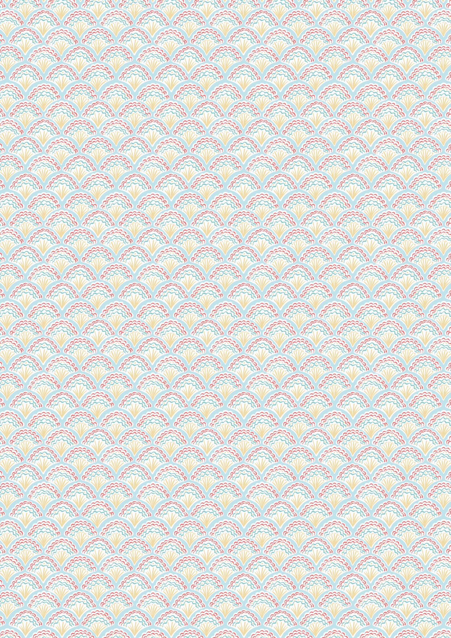 Seas The Day Fancy Shells Mutli L2A by Lewis & Irene (sold in 25cm increments)