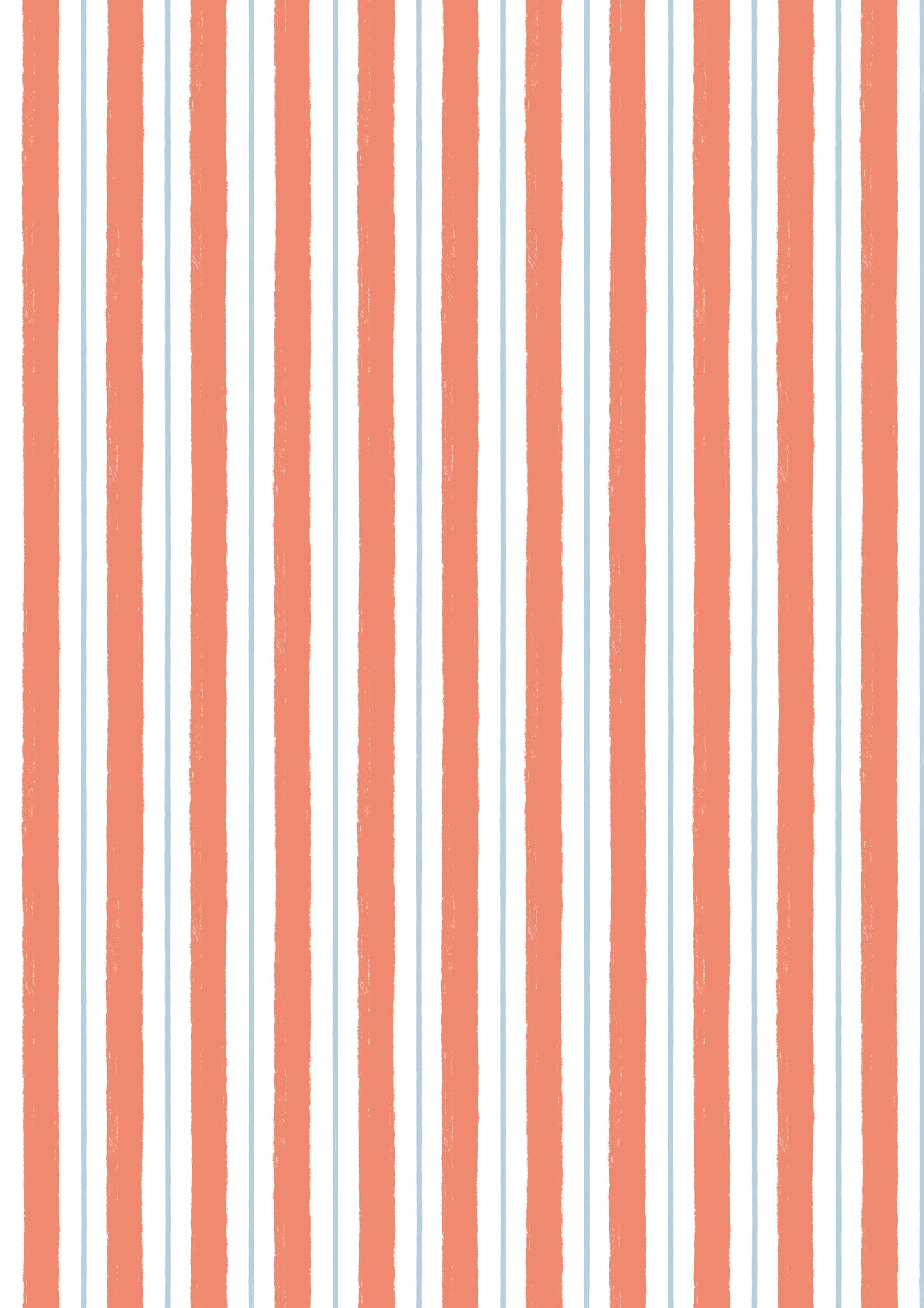 Seas The Day Stripe Coral Red L4C by Lewis & Irene (sold in 25cm increments)