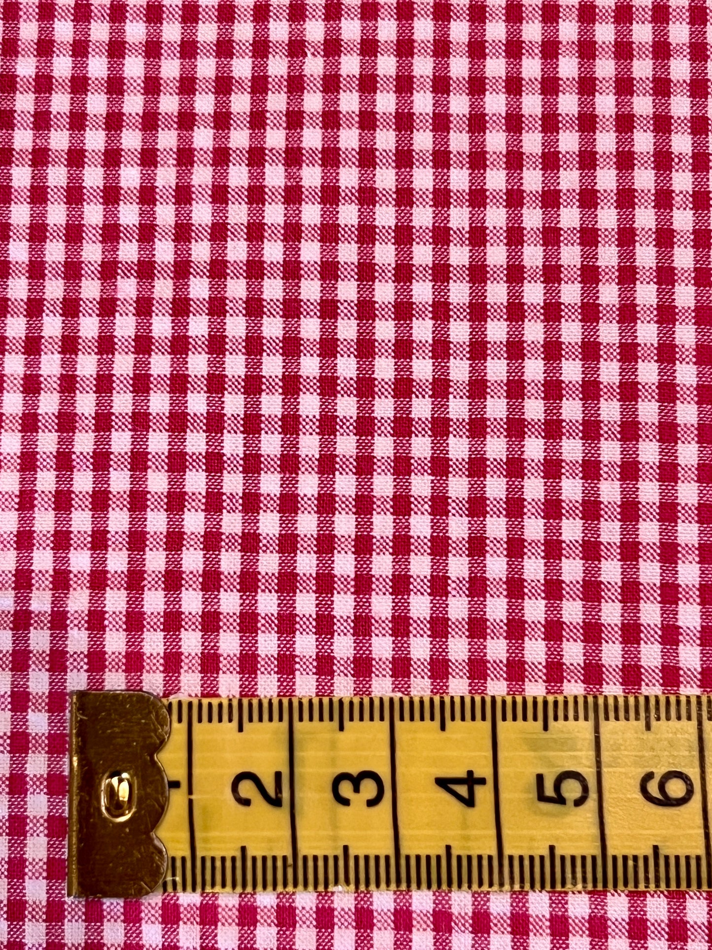 Seersucker Cotton Rose Gingham SB5380.2.13 by Sevenberry (sold in 25cm increments)