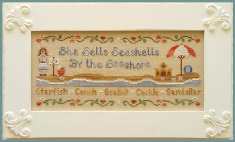 She Sells Seashells Cross Stitch Pattern Country Cottage Needleworks