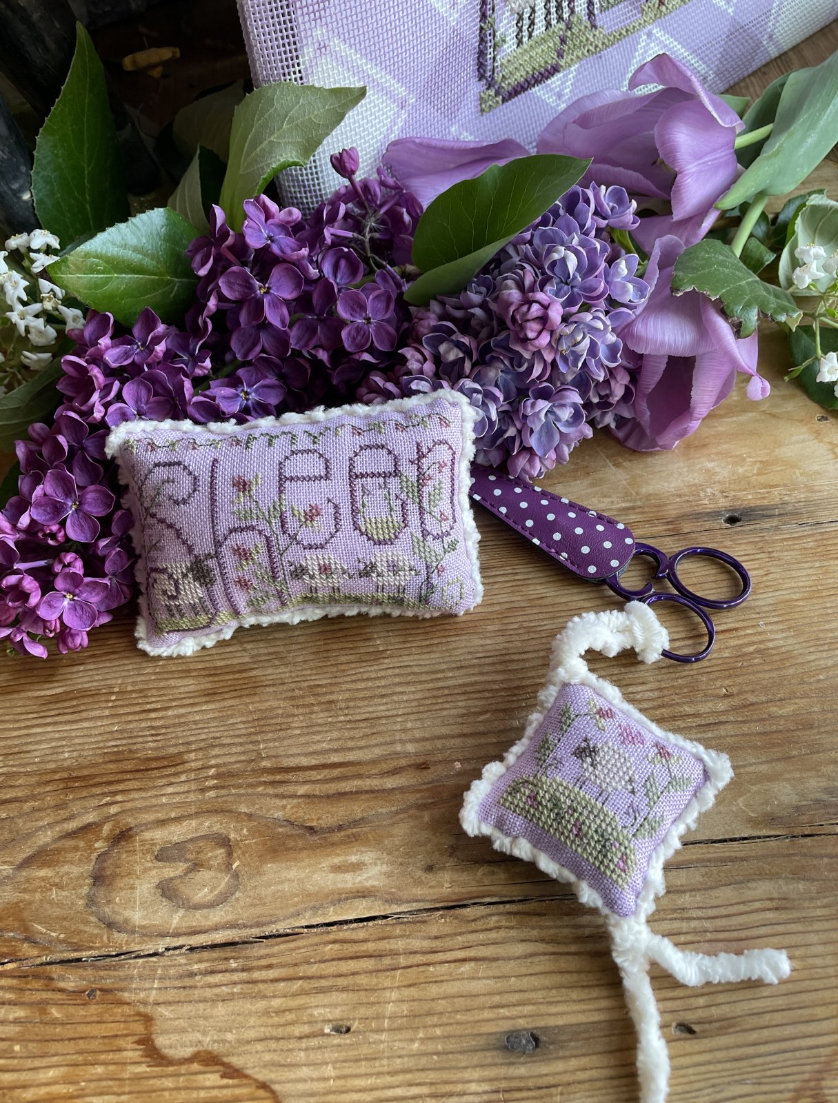'My Sheep Bag' cross-stitch pattern by Shepherds Bush