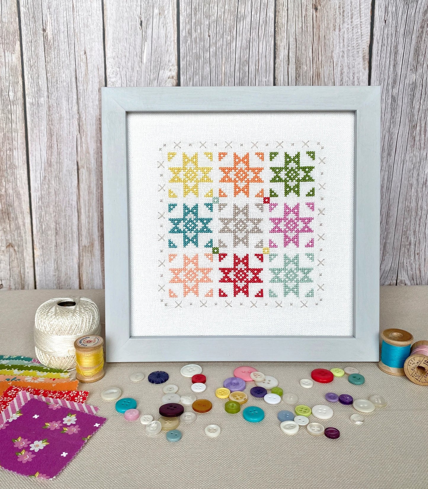 Shine Mini Cross Stitch Pattern by Count Your Stitches Designs