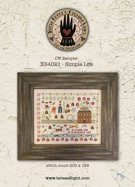 Simple Life Cross stitch pattern by Teresa Kogut