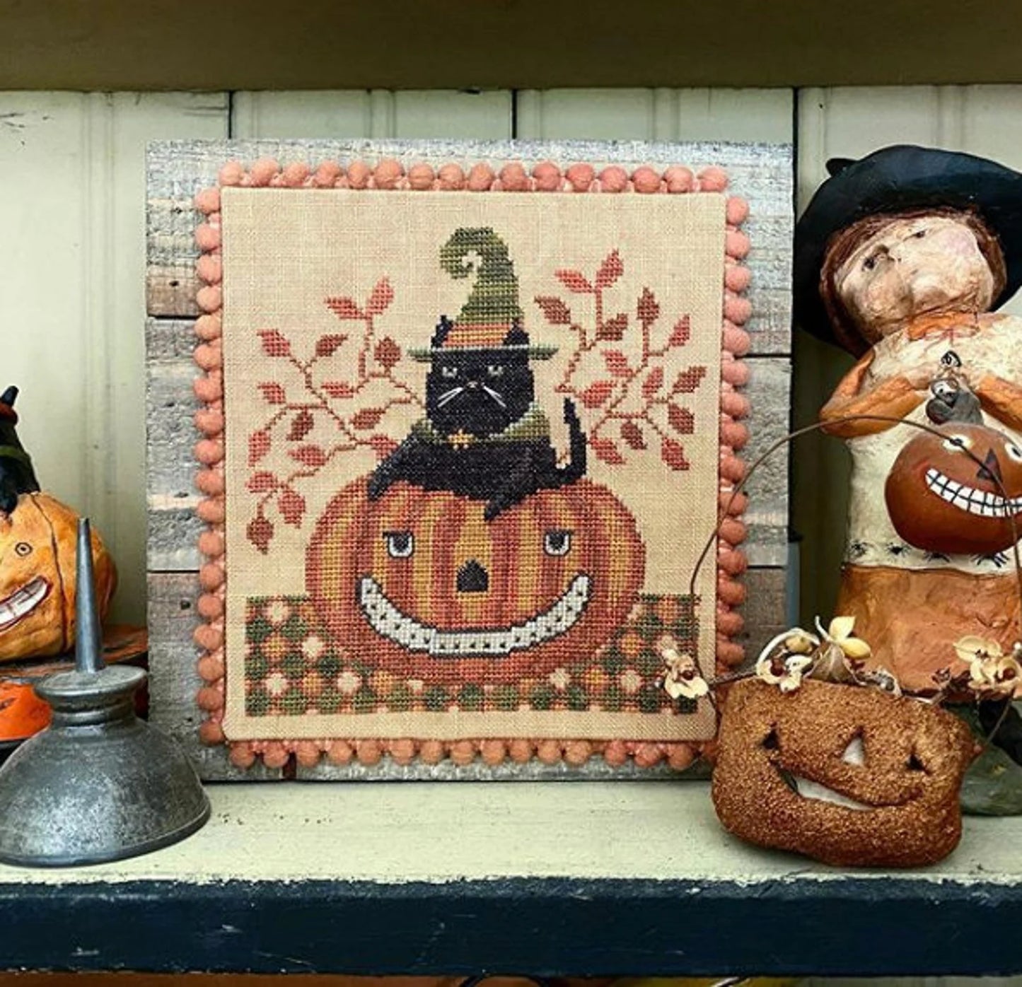 Snarky Cat Cross Stitch pattern by Teresa Kogut