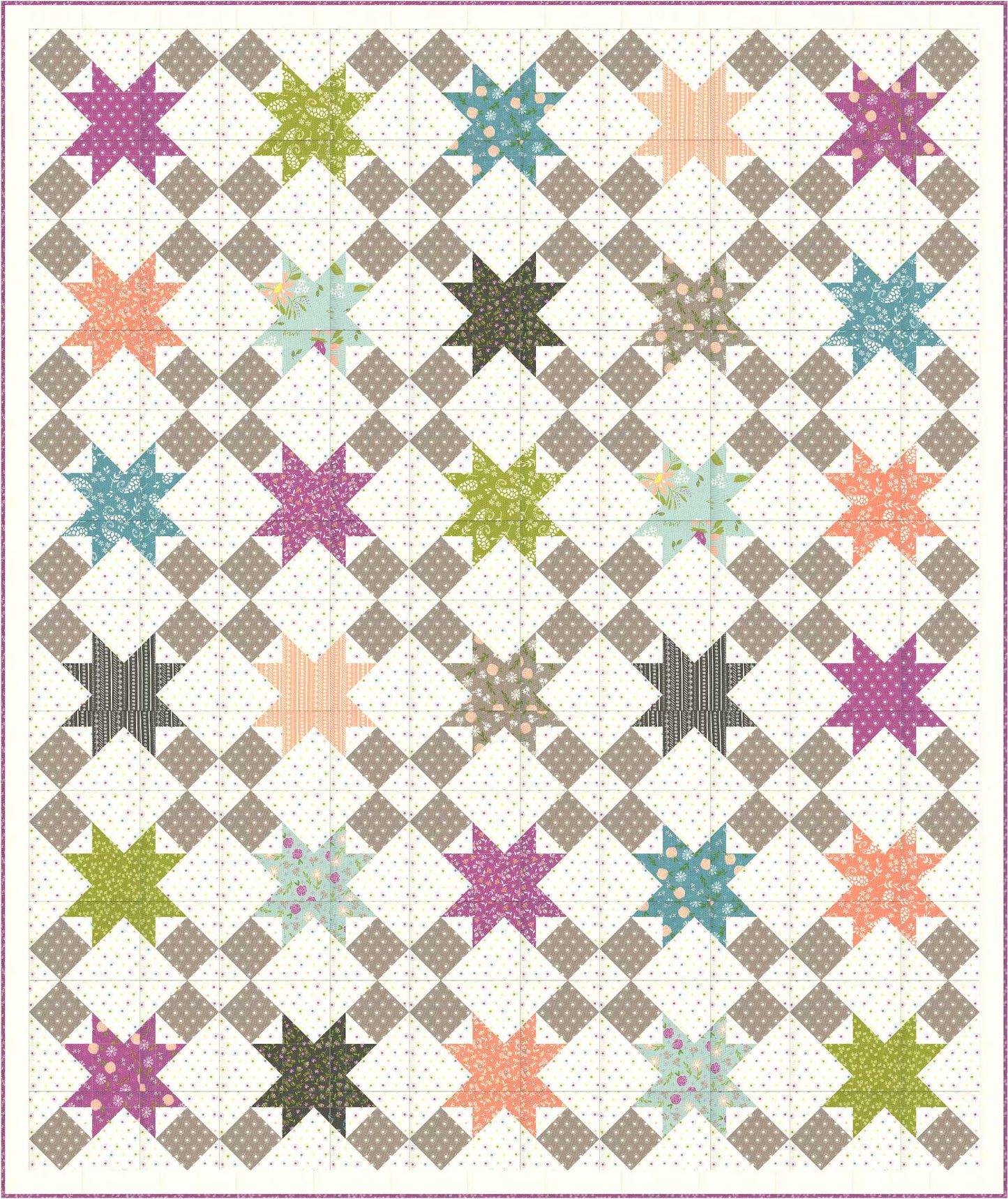 Sparkling Quilt Pattern by Chelsi Stratton