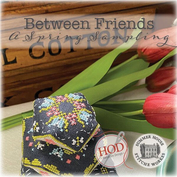 A Spring Sampling Between Friends Cross Stitch Pattern by Hands on Design