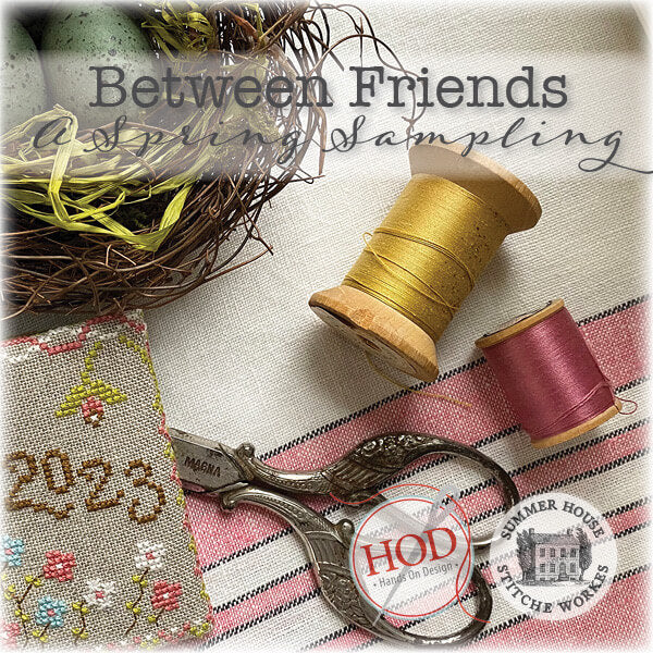 A Spring Sampling Between Friends Cross Stitch Pattern by Hands on Design