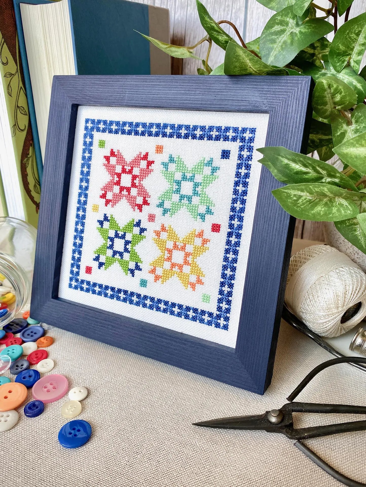 Star Bright Cross Stitch Pattern by Count Your Stitches Designs