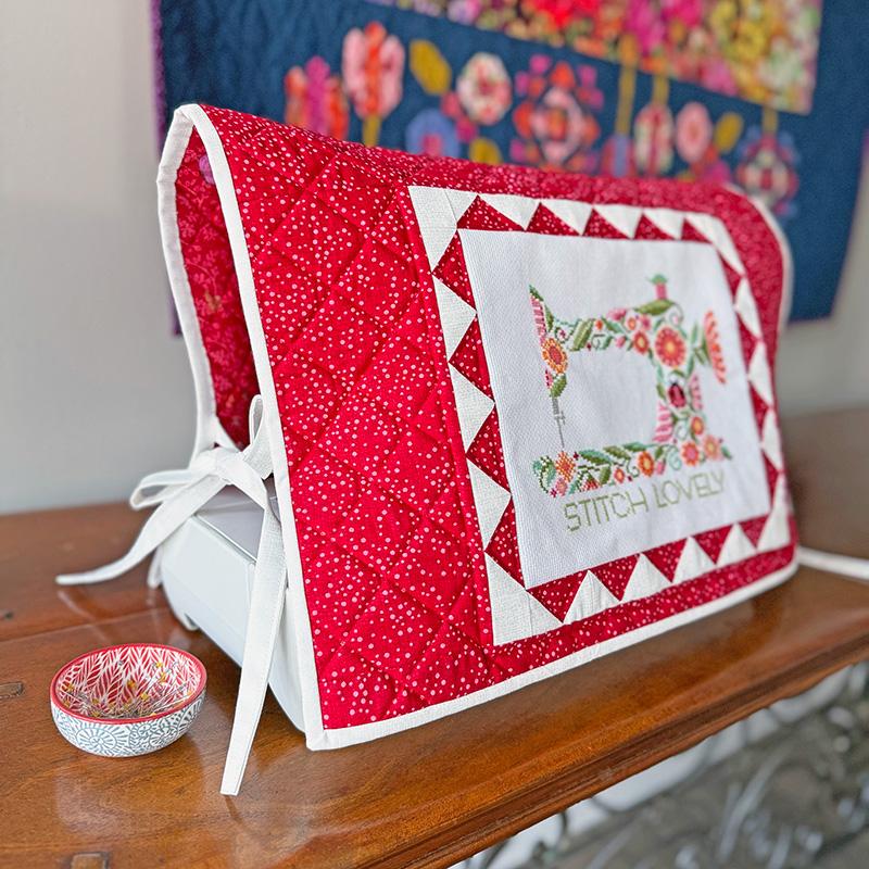 Stitch Lovely Floral Sewing Machine Kit Cross Stitch Kit by Robin Pickens for Moda Fabrics