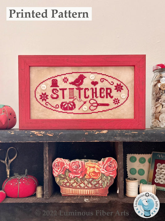 Stitcher Cross Stitch Pattern by Luminous Fiber Arts