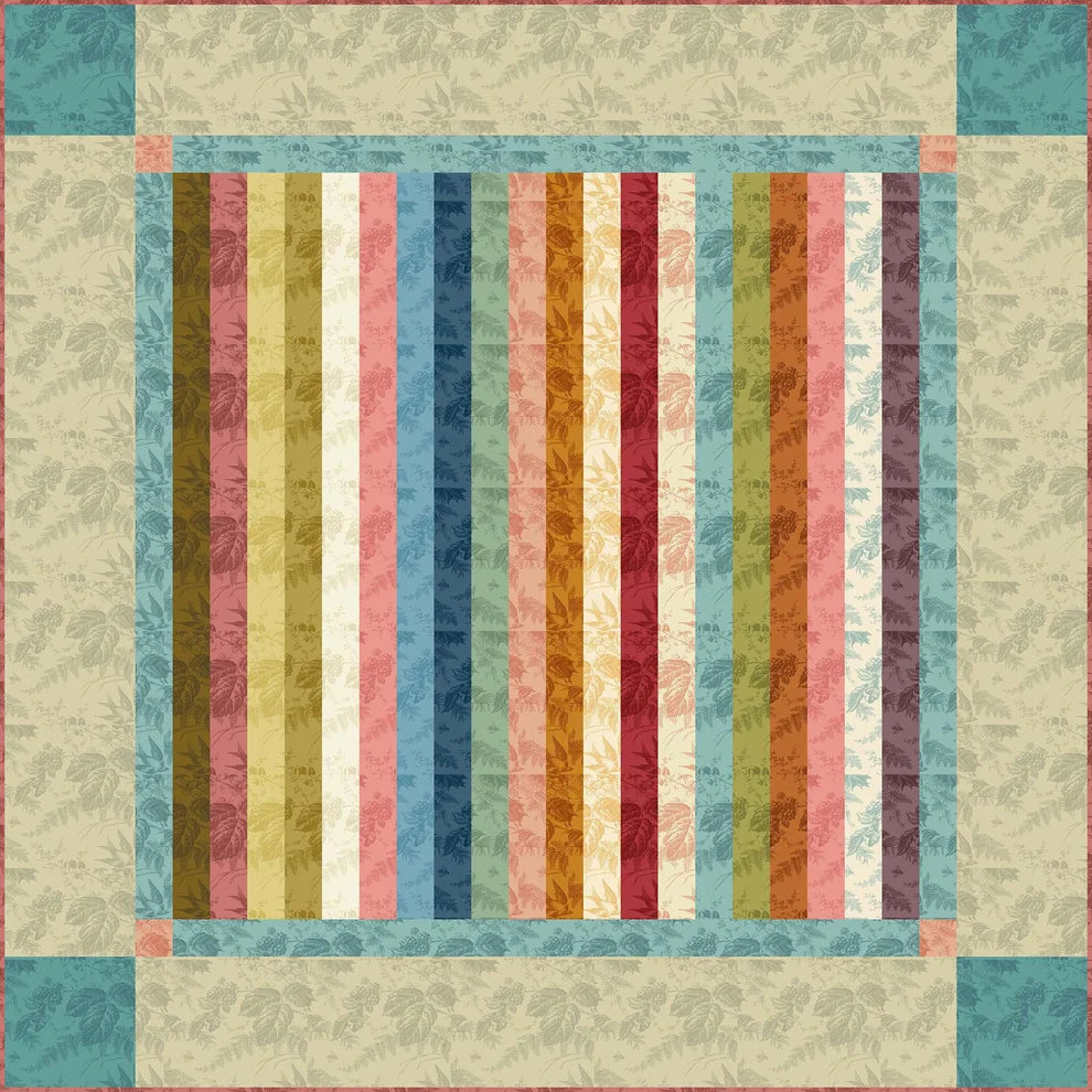 Strip and Snuggle Quilt Pattern by Laundry Basket Quilts