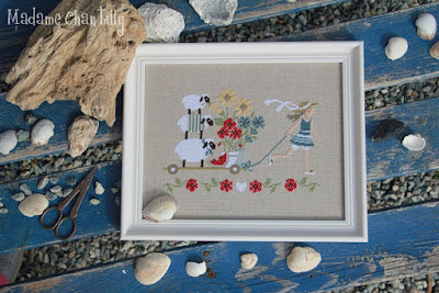 Summer Delivery Cross Stitch Pattern by Madame Chantilly
