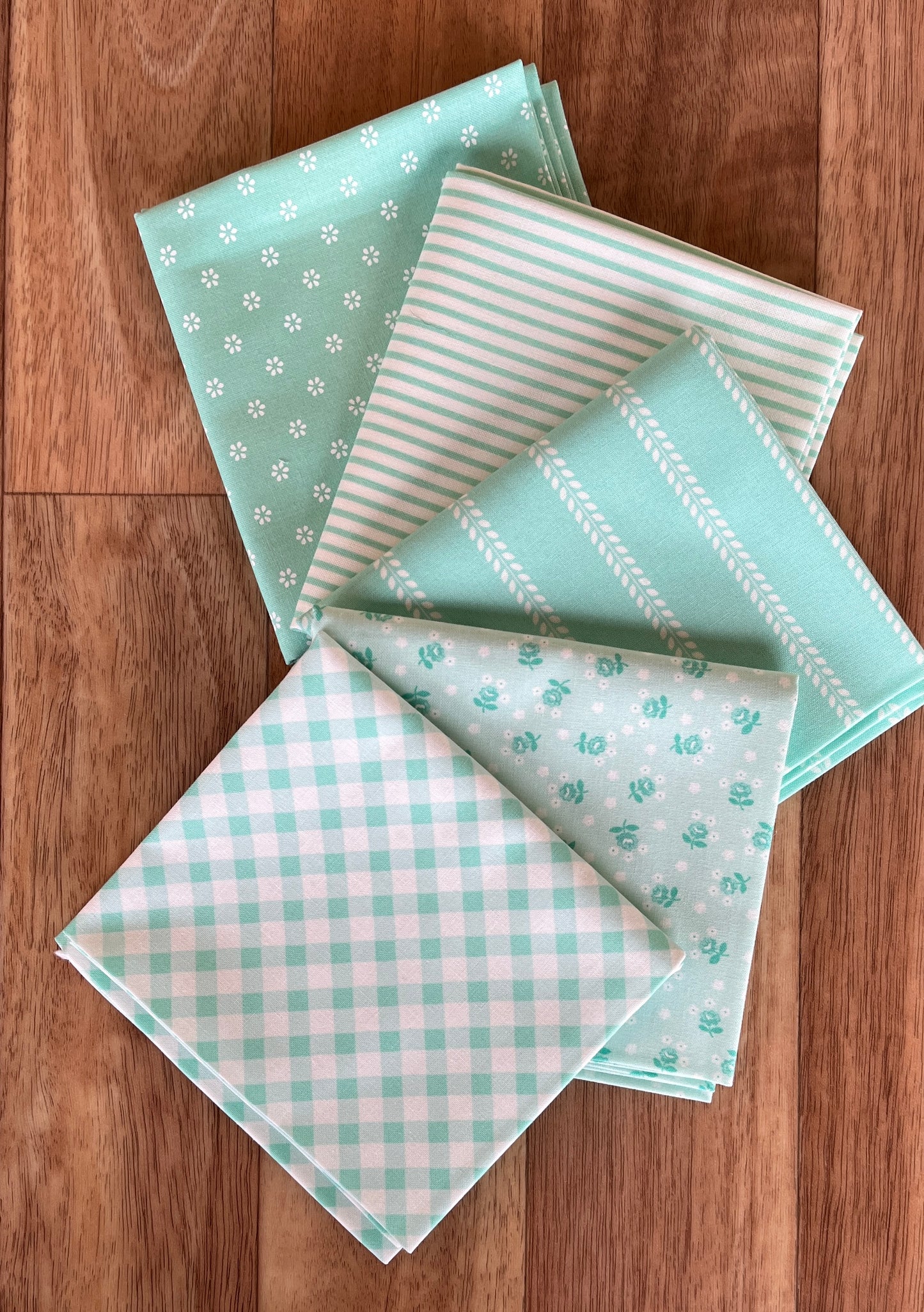 Summertime Aqua Fat Quarter Bundle by Camille Roskelley for Moda Fabrics