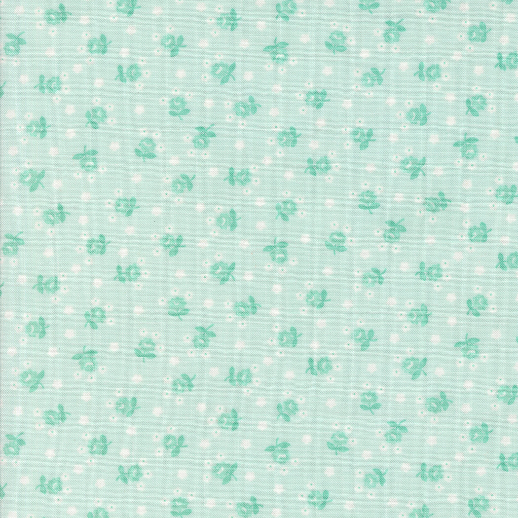 Summertime Fairground Floral Ice M5532818 by Camille Roskelley for Moda Fabrics (sold in 25cm increments)