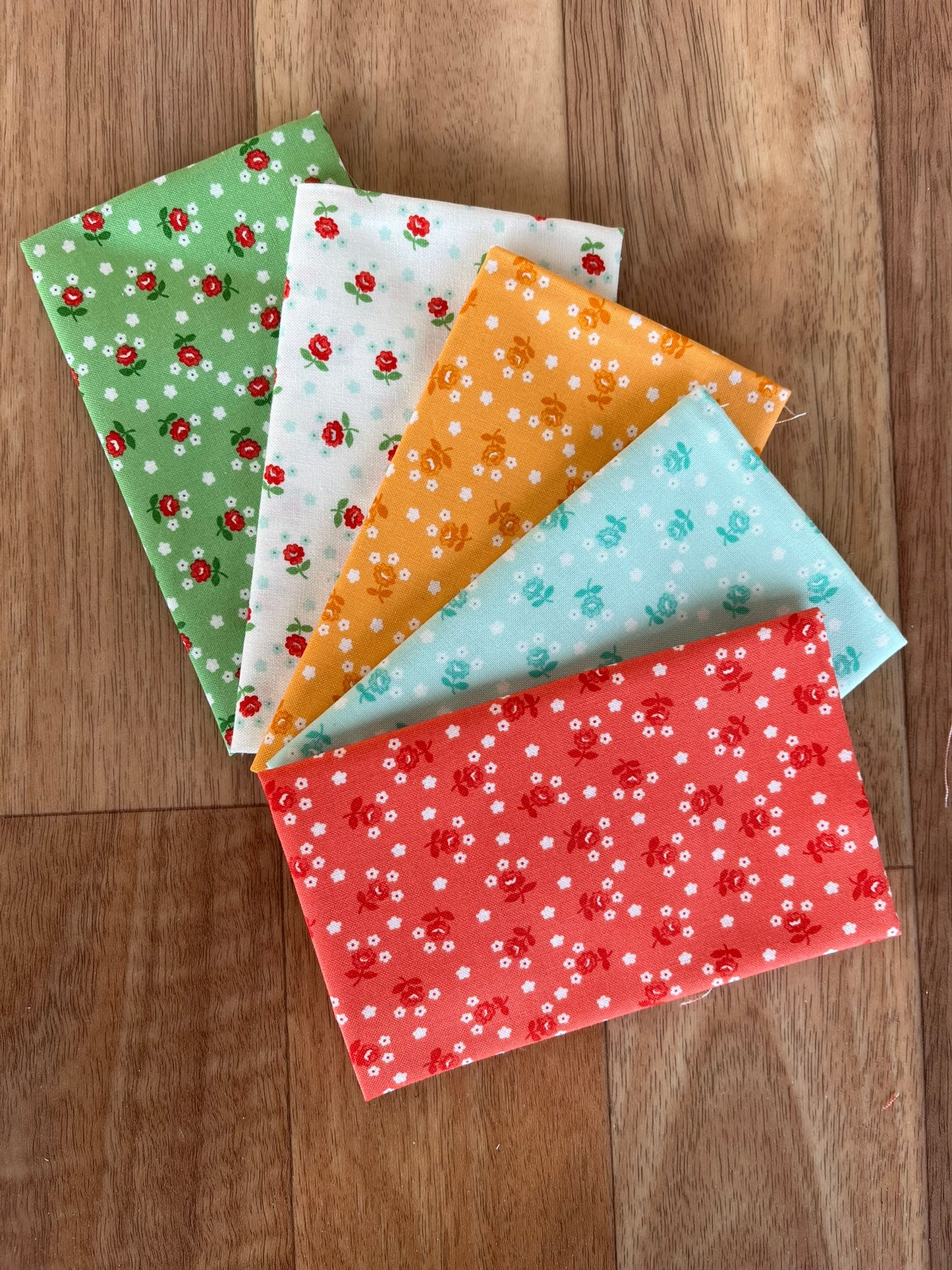 Summertime Fairground Fat Eighth Bundle by Camille Roskelley for Moda Fabrics