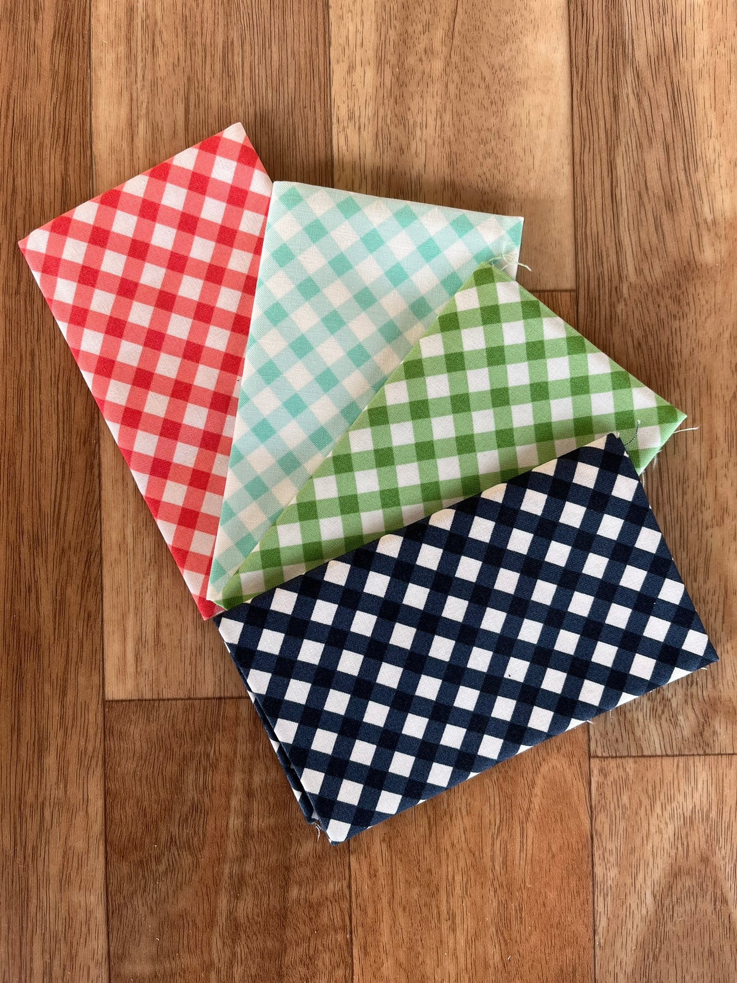 Summertime Picnic Check Fat Eighth Bundle by Camille Roskelley for Moda Fabrics