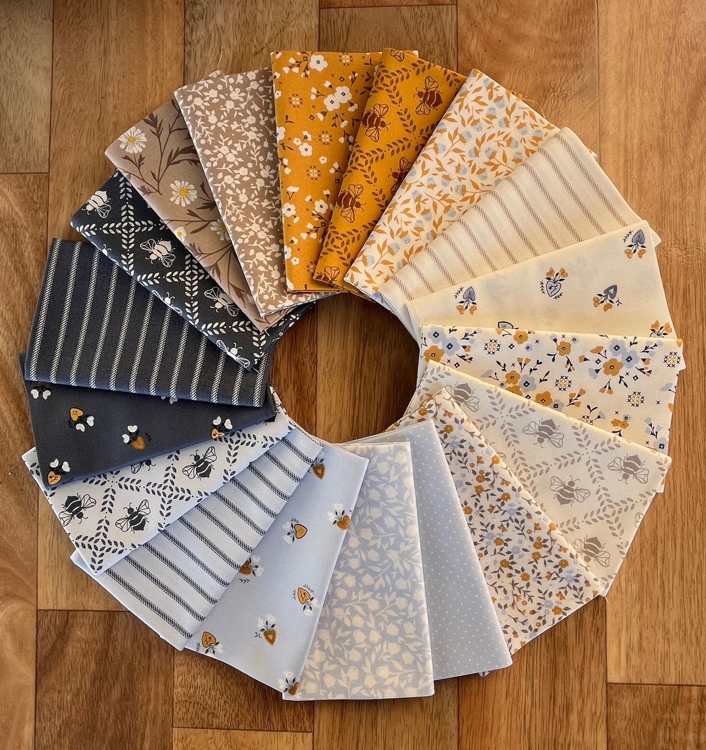 Sun Drenched Fat Eighth Bundle by Sweetfire Road for Moda fabrics
