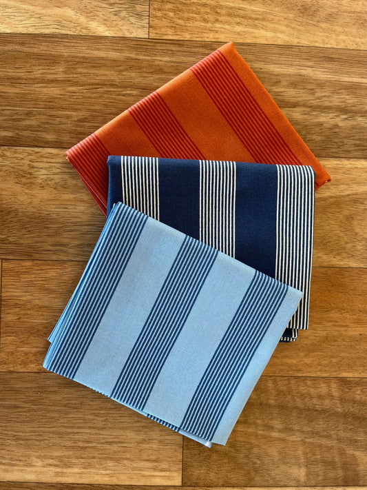 Sunrise Side Stripes Fat Quarter Bundle by Minick and Simpson for Moda Fabrics