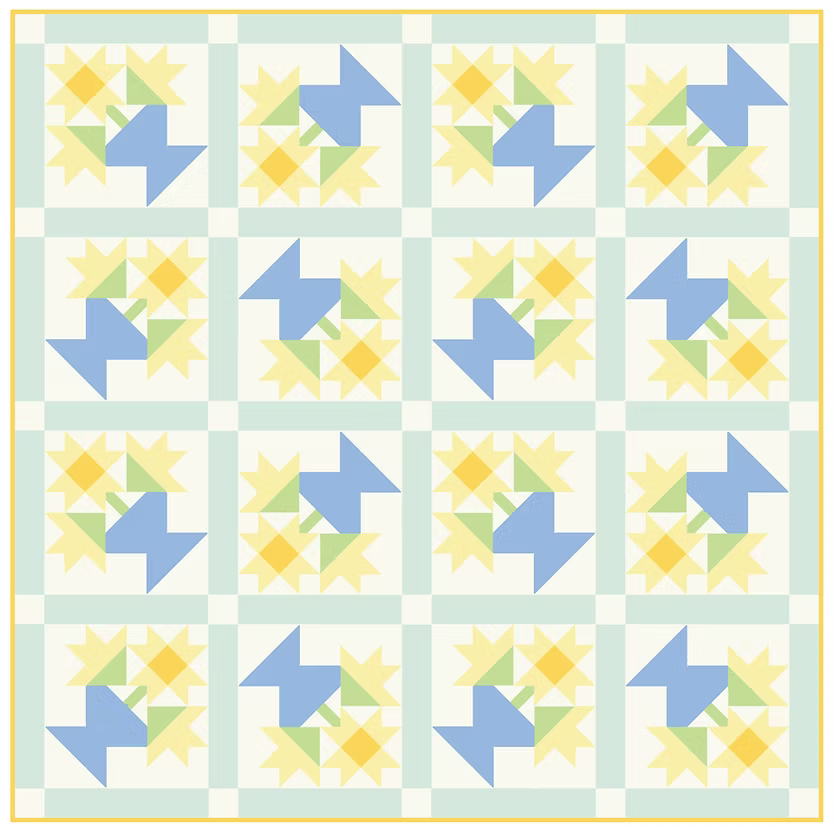 Sunshine Quilt Pattern By CakeStand Quilts
