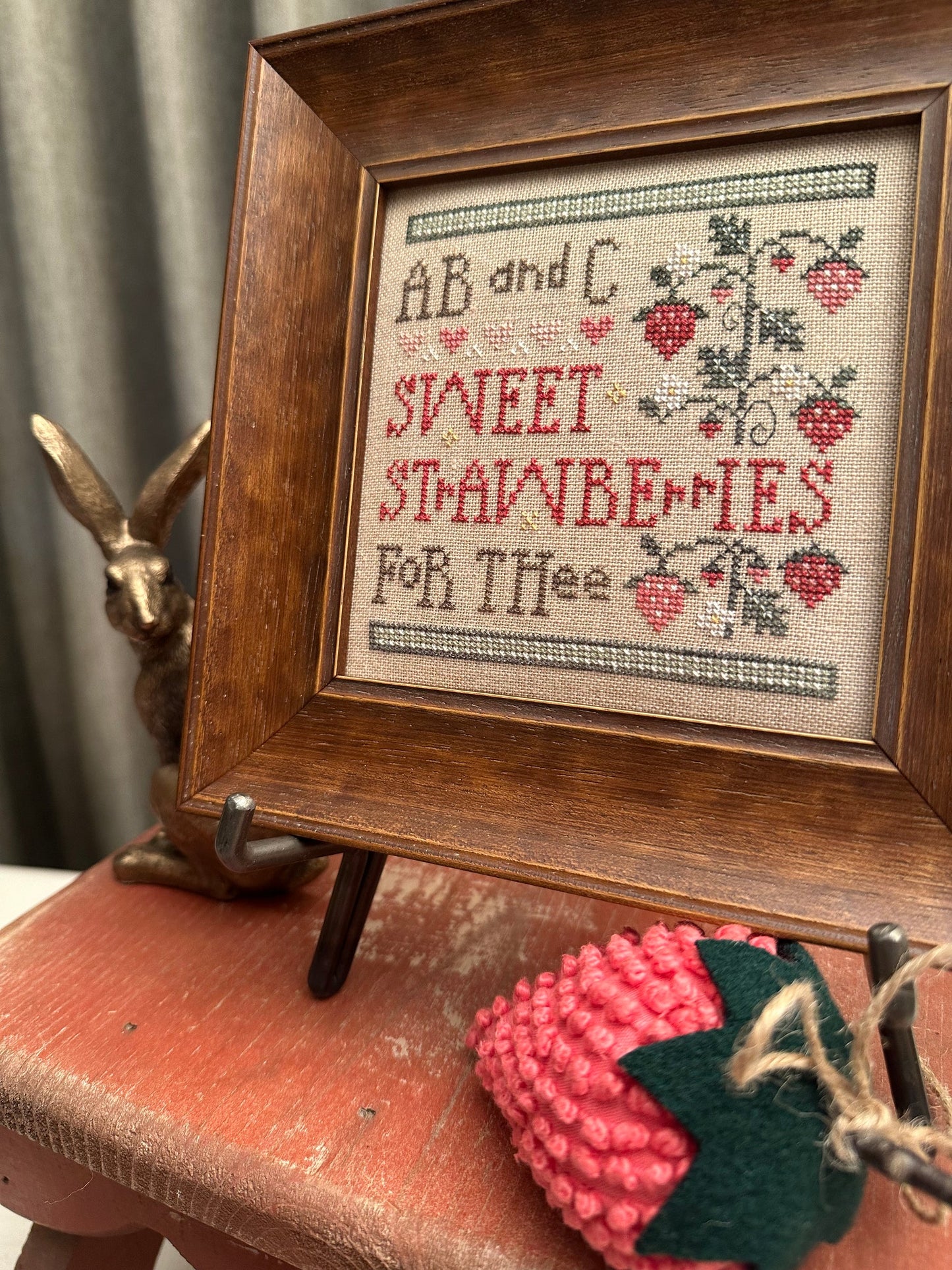 Sweet Strawberries Cross Stitch pattern by Heart in Hand