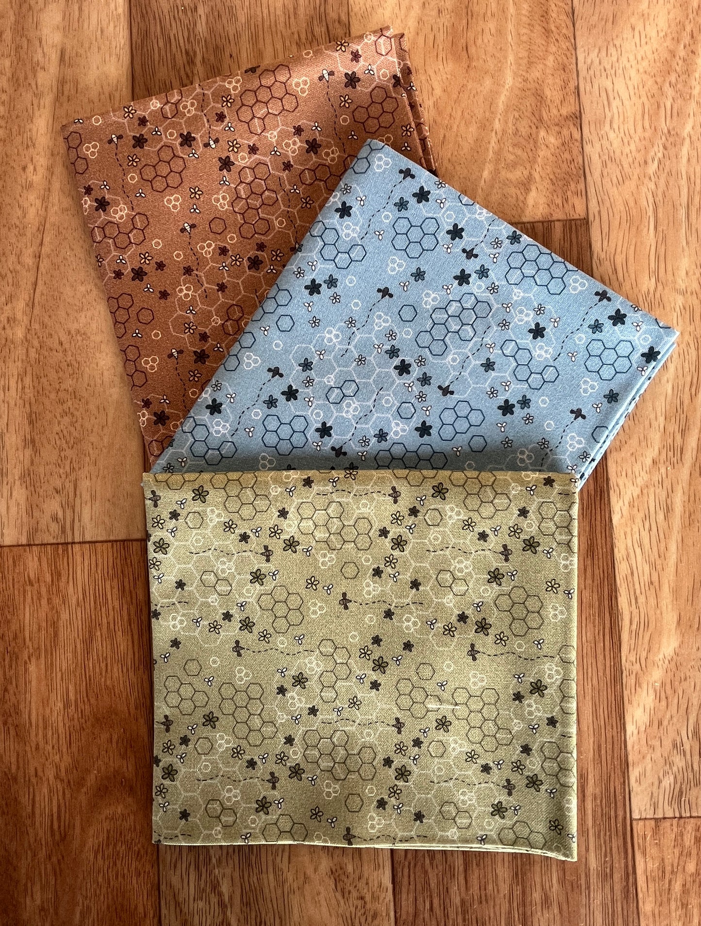 The Sweetest Embrace Bees & Beehives Fat Quarter Bundle by Linette Jakobsen for Stoff Fabrics