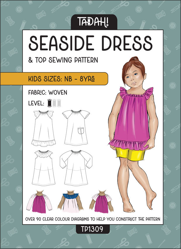 Seaside Dress by Tadah! Patterns and Sewing
