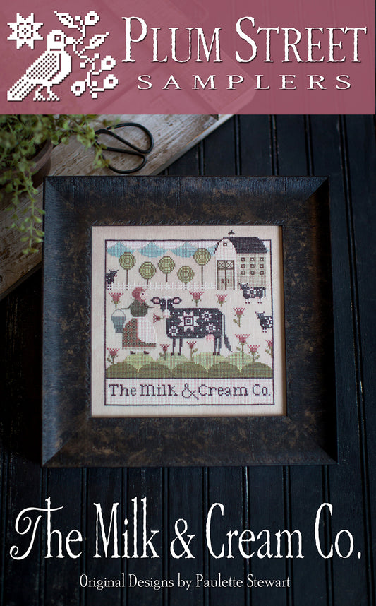 The Milk and Cream Co Cross Stitch Pattern Plum Street Samplers