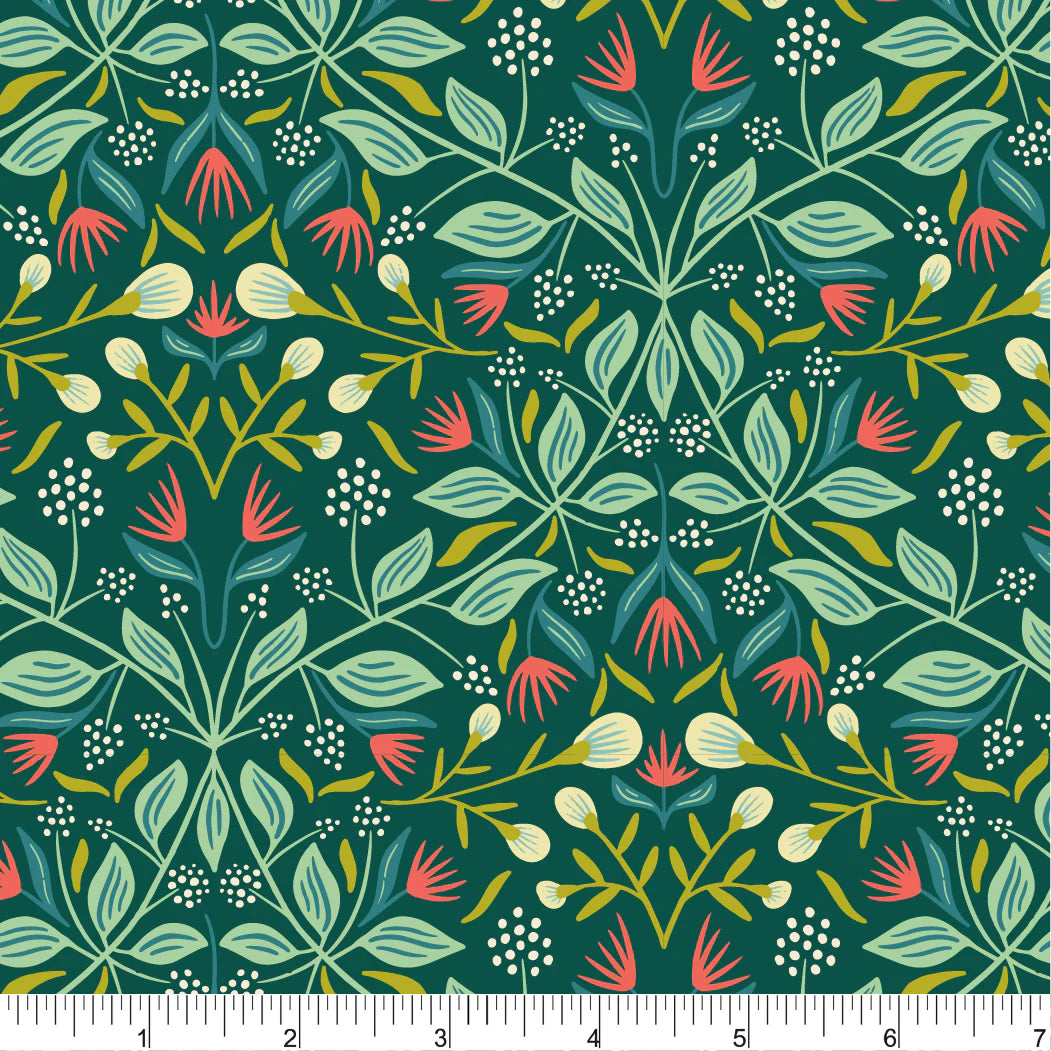 Everbloom Thicket PH0325 by Rebecca Jane Woolbright of Phoebe fabrics (sold in 25cm increments)