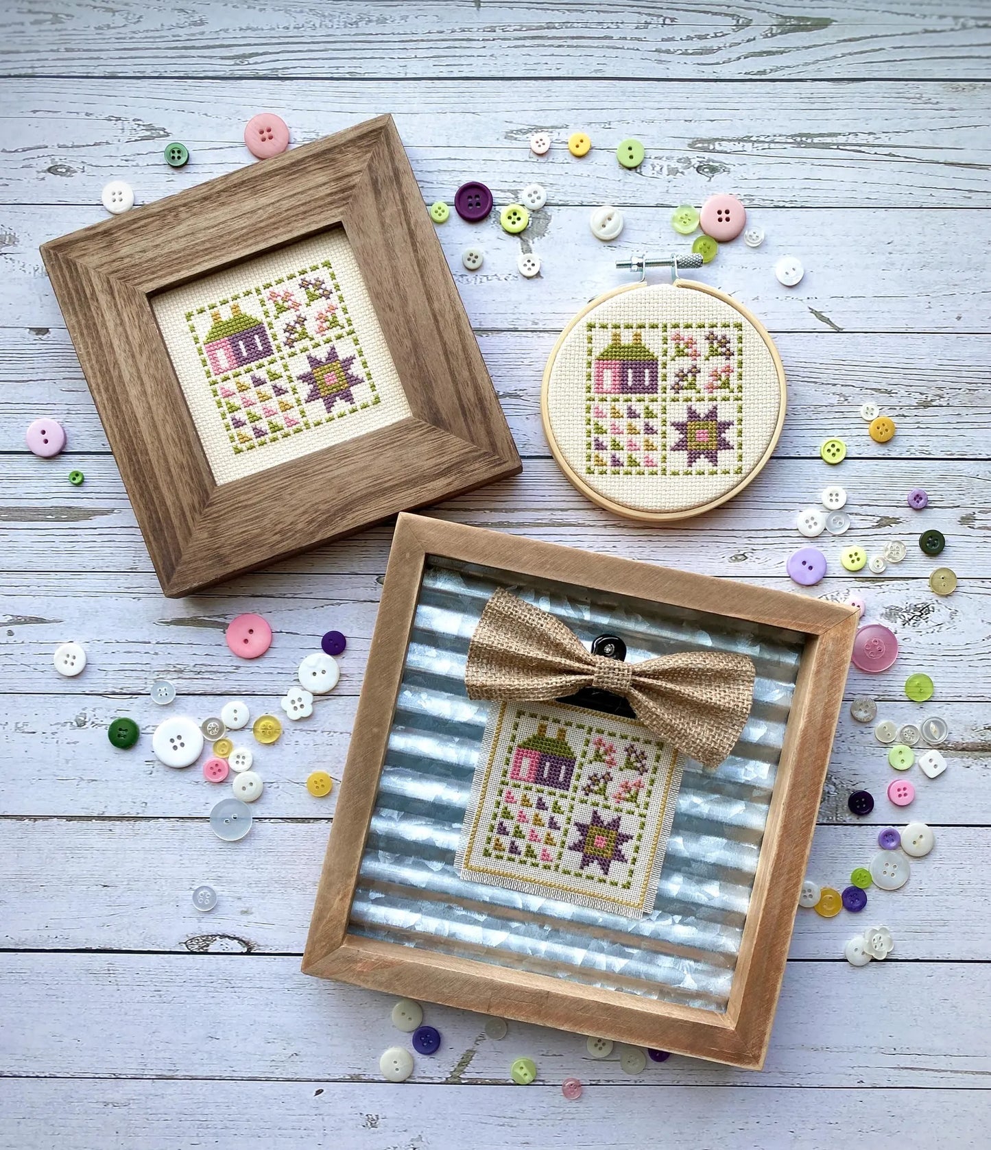 Those Summer Nights Mini Cross Stitch Pattern by Count Your Stitches Designs