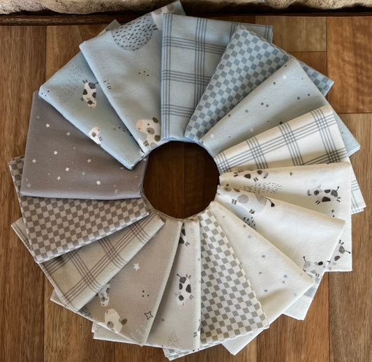 Till The Cows Come Home Fat Quarter Bundle by RBD Designers for Riley Blake Designs