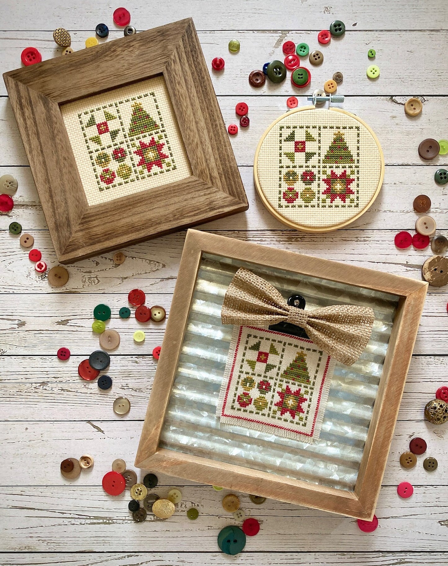 Tis the Season Mini Cross Stitch Pattern by Count Your Stitches Designs