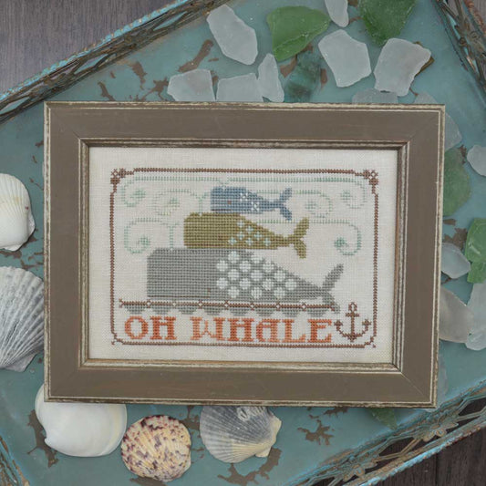 Oh Whale- To The Beach #1 Cross Stitch Pattern by Hands on Design