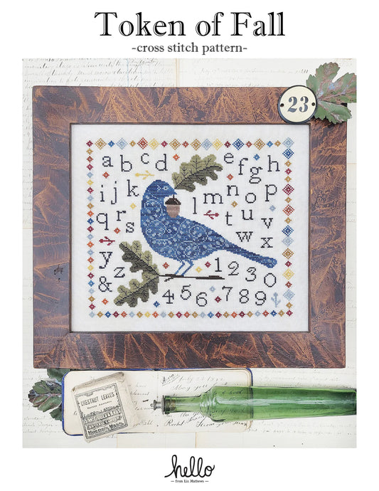 Token of Fall Cross Stitch Pattern Hello from Liz Mathews