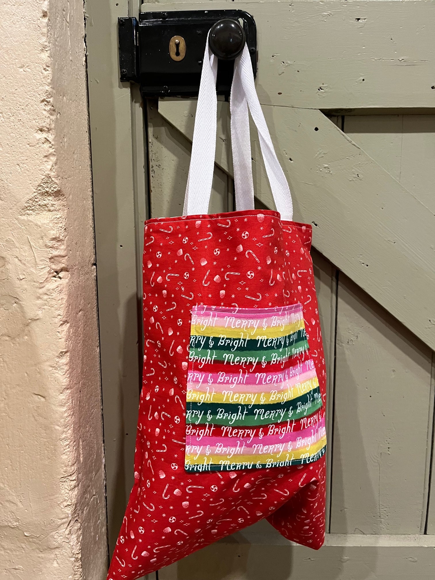 FO] Stitch by Shephards Bush, in Mad for Plaid Project Bag by