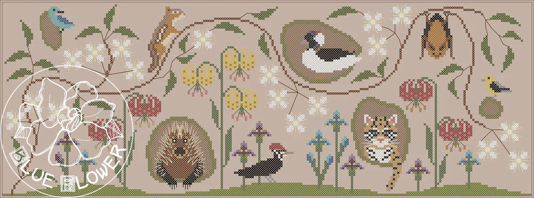 Trunk Town Summer Cross Stitch Pattern by The Blue Flower