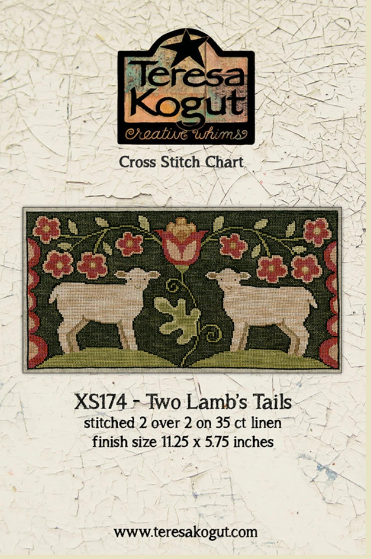 Two Lamb's Tails Cross stitch pattern by Teresa Kogut