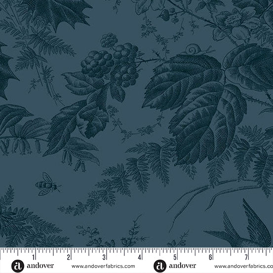 Vermont Midnight A10285B3 by Laundry Basket Quilts for Andover Fabrics