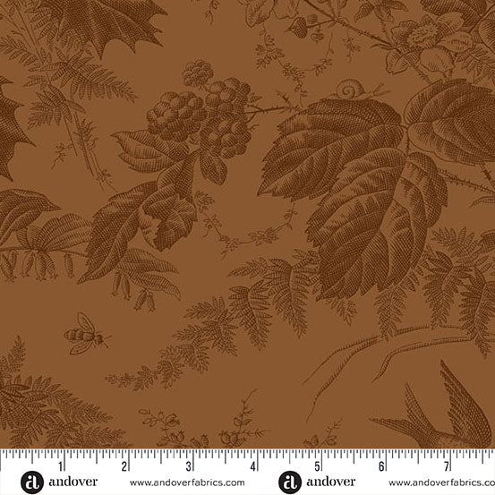 Vermont Pecan A10285N1 by Laundry Basket Quilts for Andover Fabrics