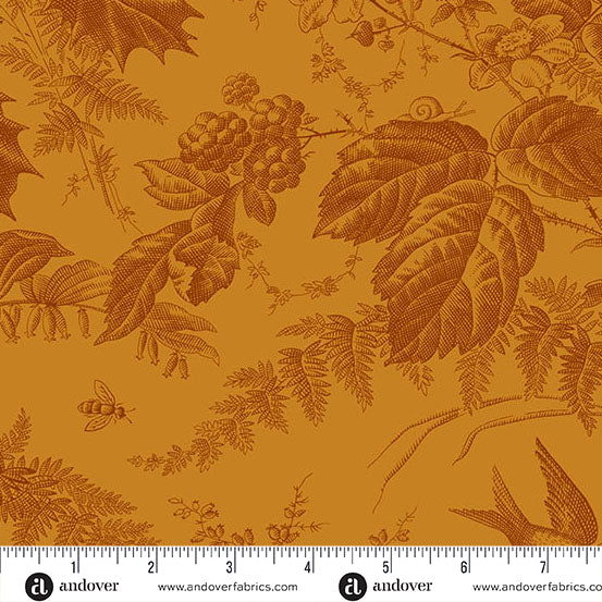 Vermont Amber A10285Y1 by Laundry Basket Quilts for Andover Fabrics