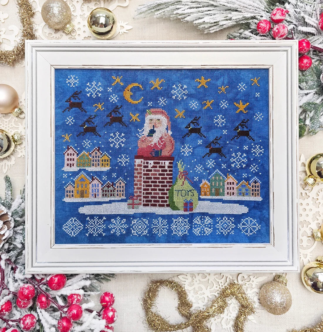 View From Above Cross Stitch Pattern Hello from Liz Mathews & Kathy Barrick