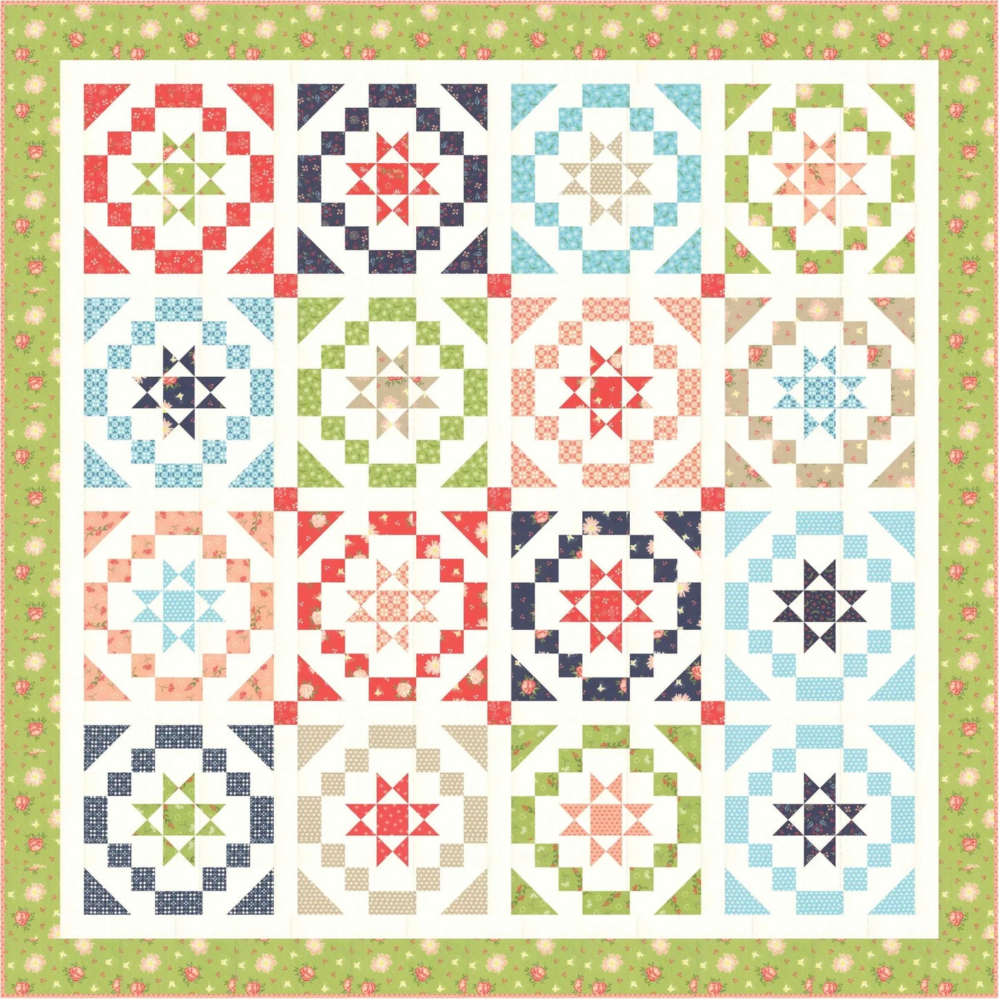 Vintage Charm Quilt Pattern by A Quilting Life