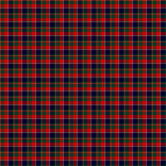 Tartan Traditions Quebec Red Multi W25578-24 by Northcott Fabrics (Sold in 25cm increments)