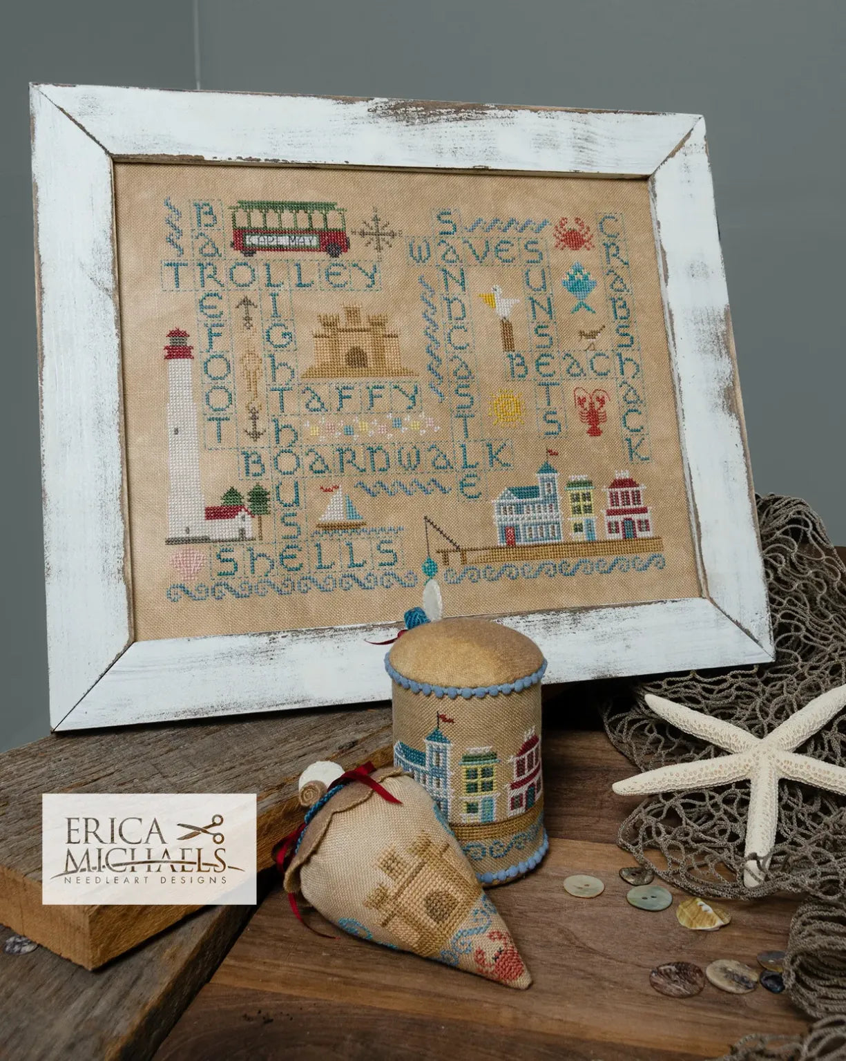 The Beach is Calling Cross Stitch Pattern Erica Michaels
