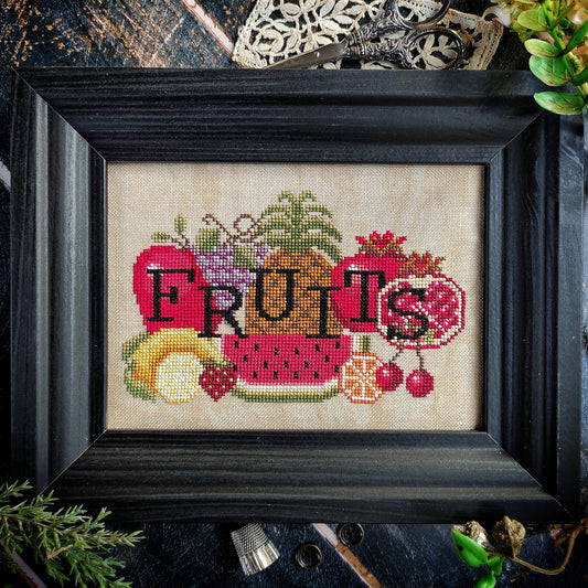 When I Think of Fruits Cross Stitch Pattern by Puntini Puntini