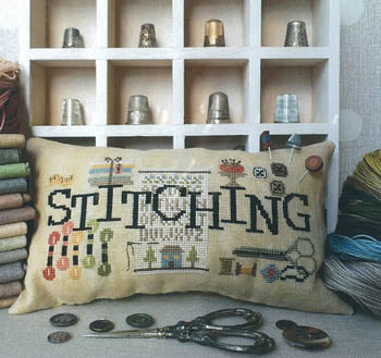 When I think of Stitching Cross Stitch Pattern by Puntini Puntini