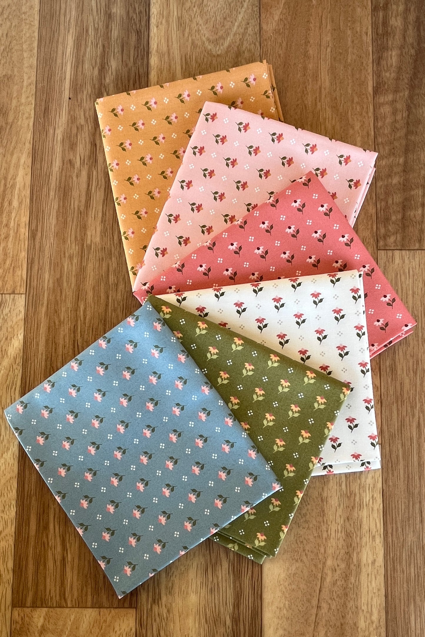 Wild Honey Bumbling Posies Fat Quarter Bundle by Lella Boutique for Moda Fabrics