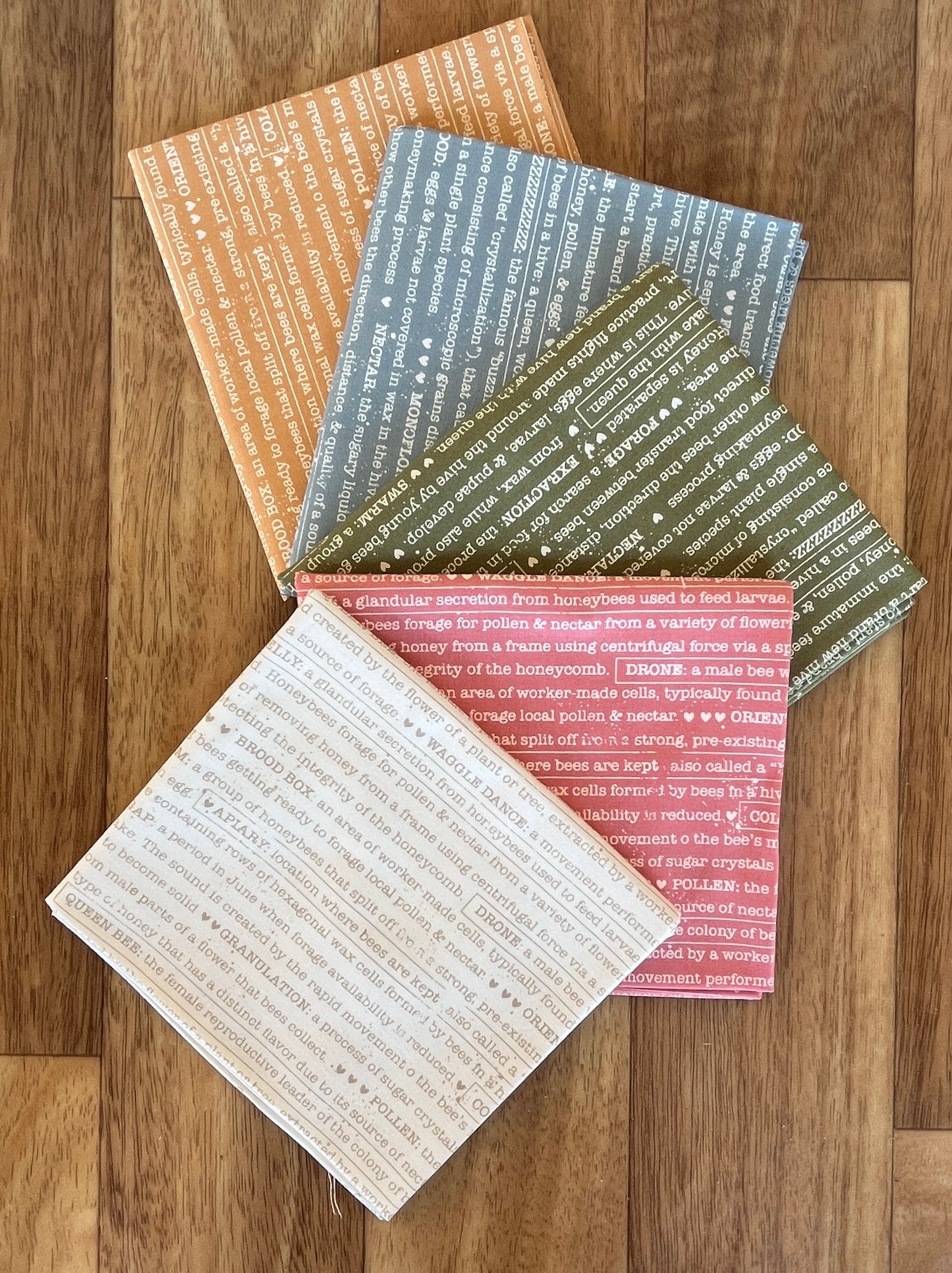Wild Honey Text Fat Quarter Bundle by Lella Boutique for Moda Fabrics