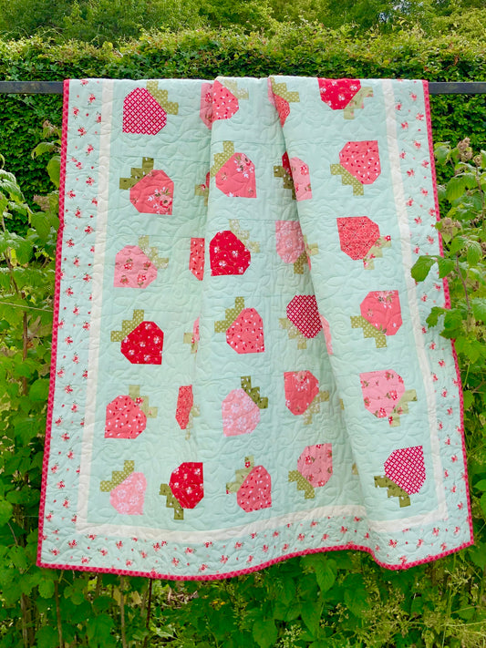 Wild Strawberries Quilt Pattern By CakeStand Quilts
